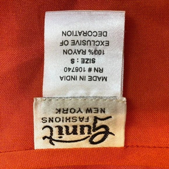 Gunit Fashion New York Embroidery Boho Comfortable Top Blouse Women Size S - Picture 4 of 5